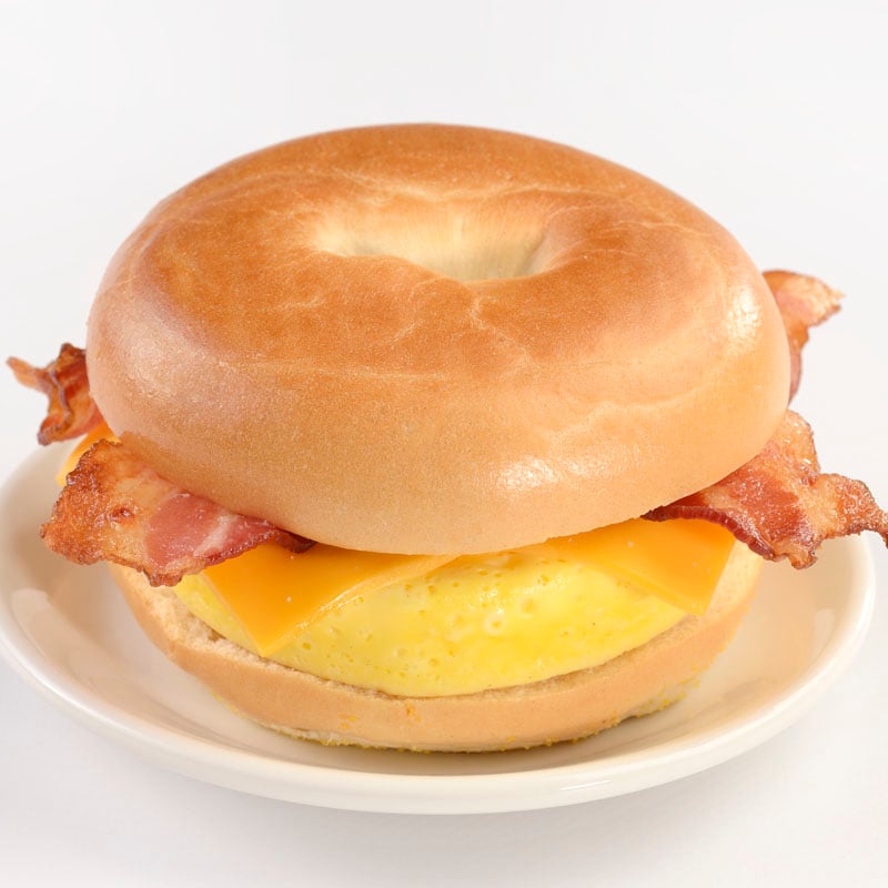 Bacon, Egg, and Cheese Bagel Sandwich