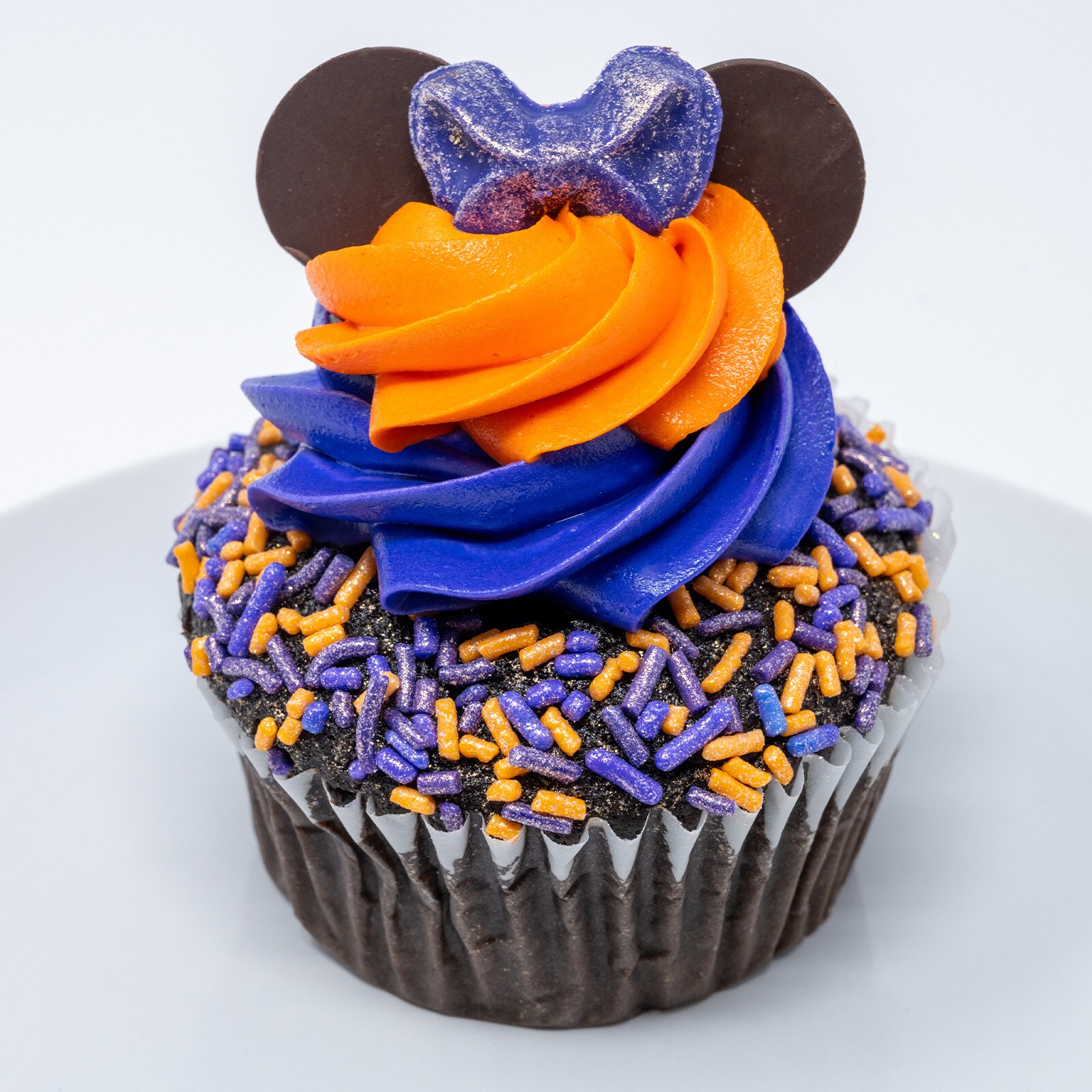 Minnie Halloween Chocolate Cupcake