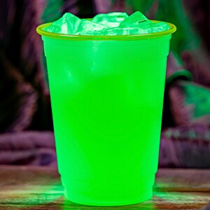 Tropical Melon Cocktail with Life Potion Bottle Glow Cube