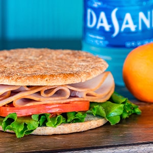 Milk Allergy-Friendly Disney Check Meal - Kids' Turkey Sandwich