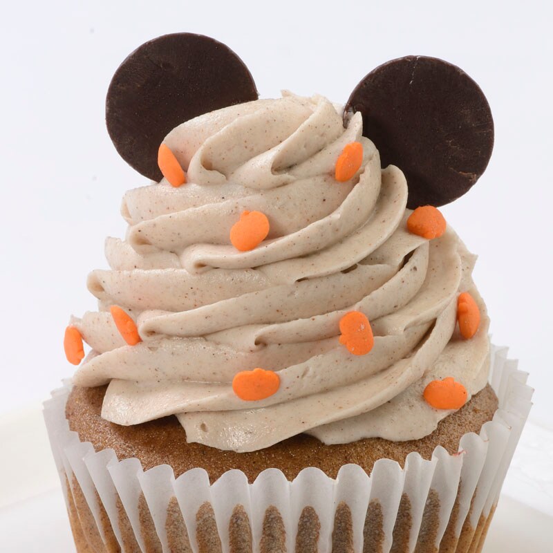 Mickey Pumpkin Spice Cupcake