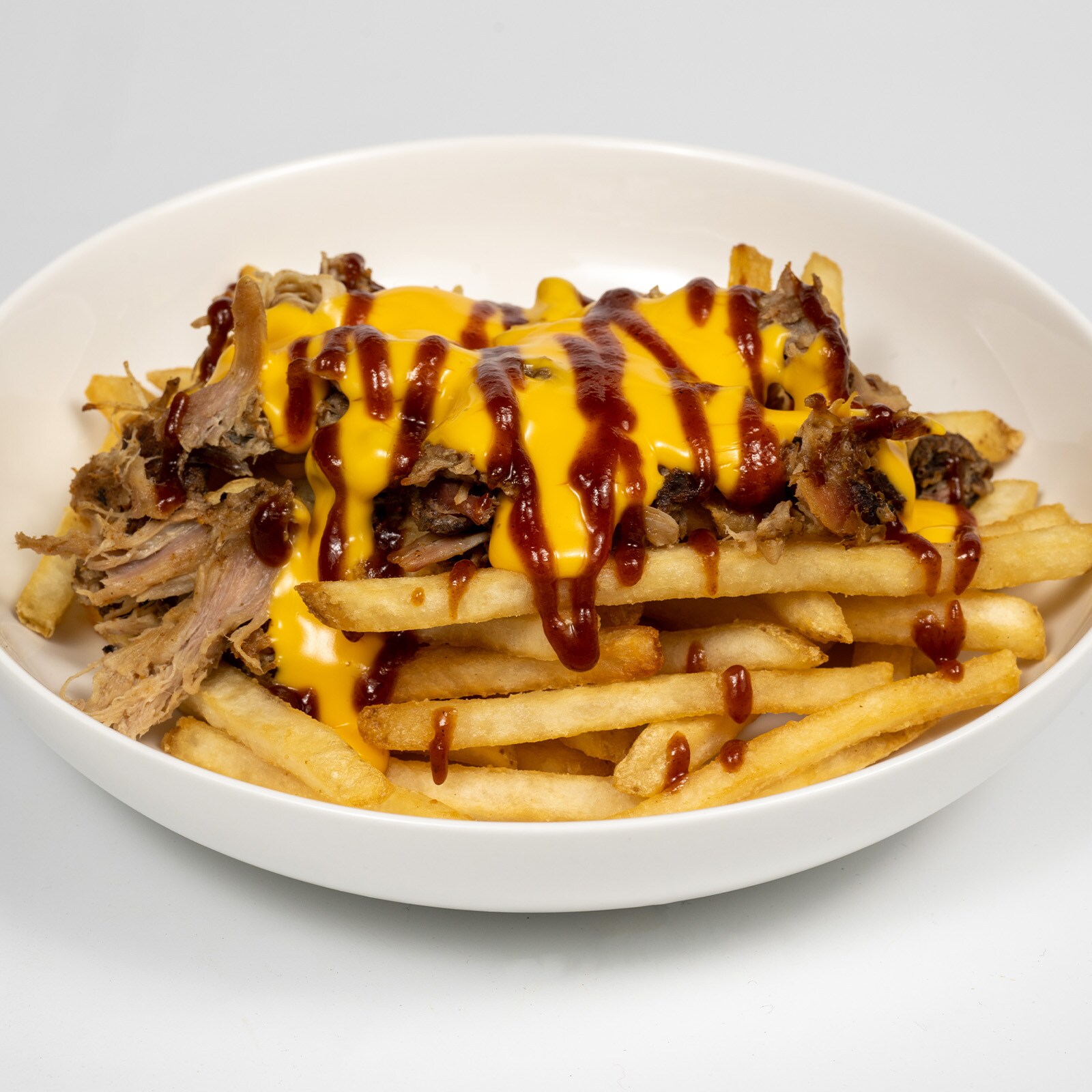 French Fries with Pulled Pork and Cheese