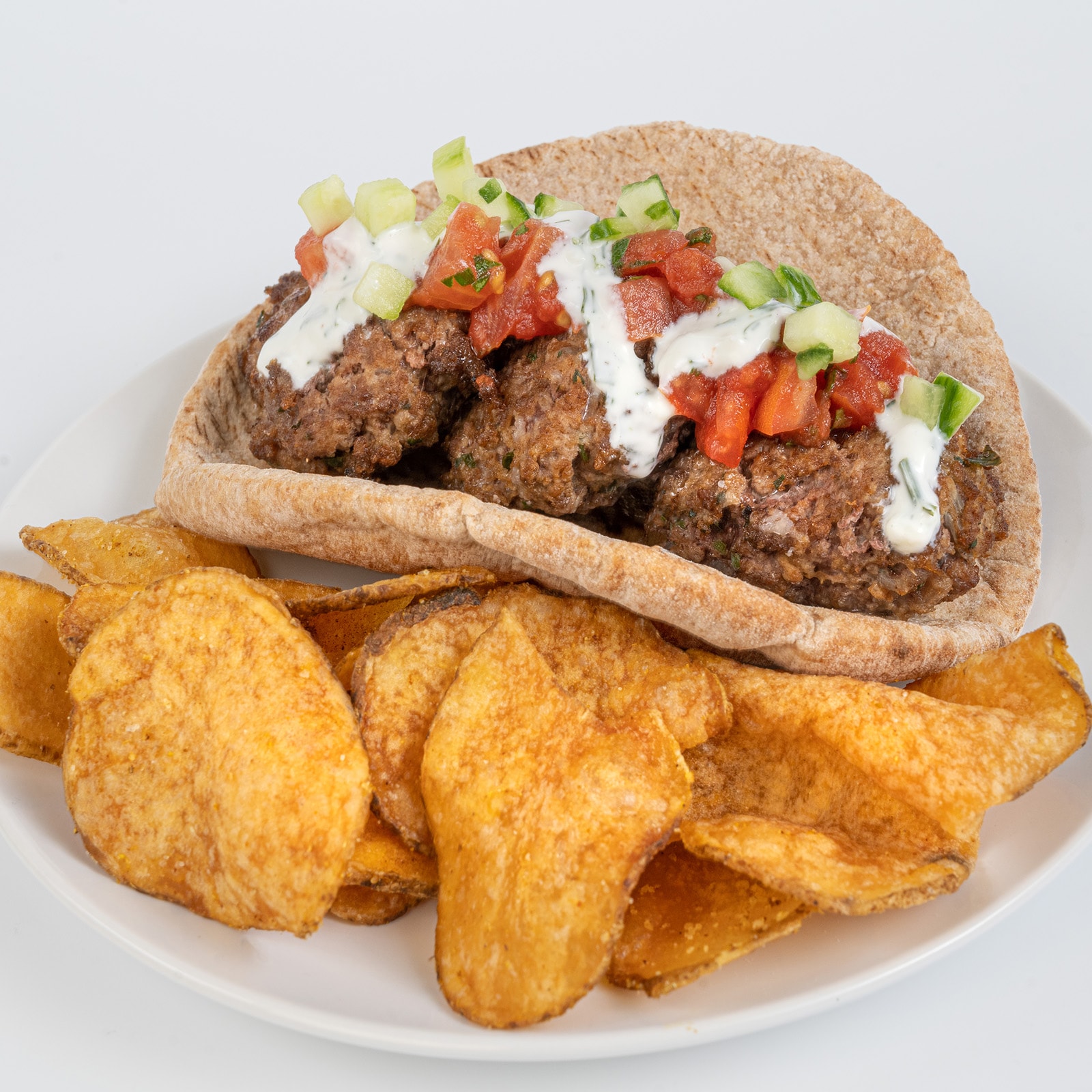 Beef and Lamb Kofta Pita