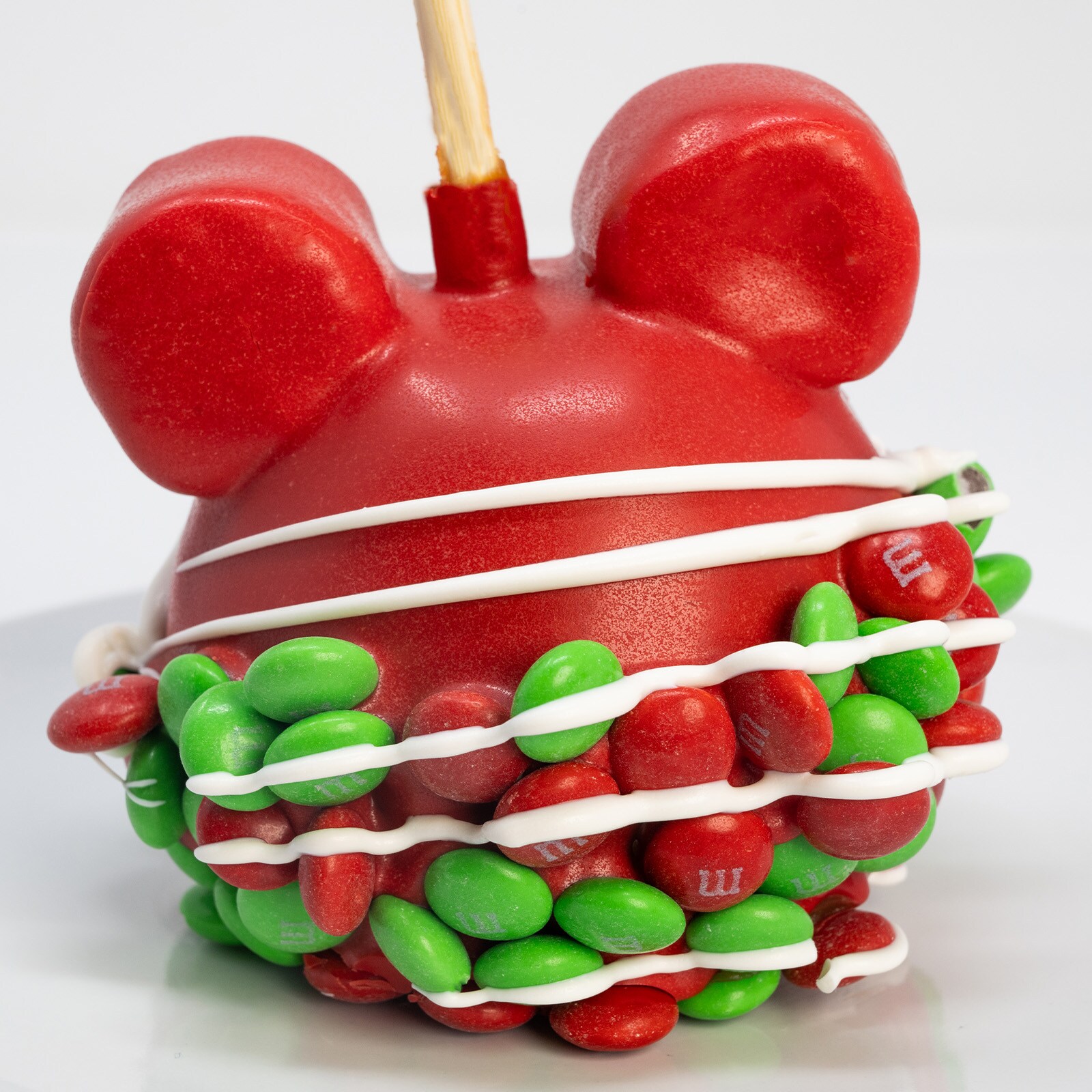 Mickey Holiday Caramel Apple with M&M’S® Milk Chocolate Minis