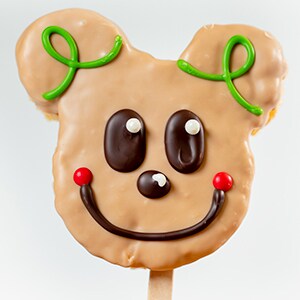 Mickey Gingerbread Man Cereal Treat