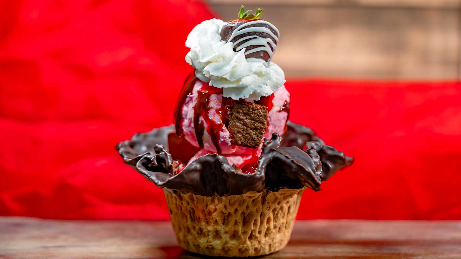 Chocolate Strawberry Sundae