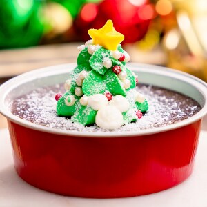 Chocolate Cake Snow Globe