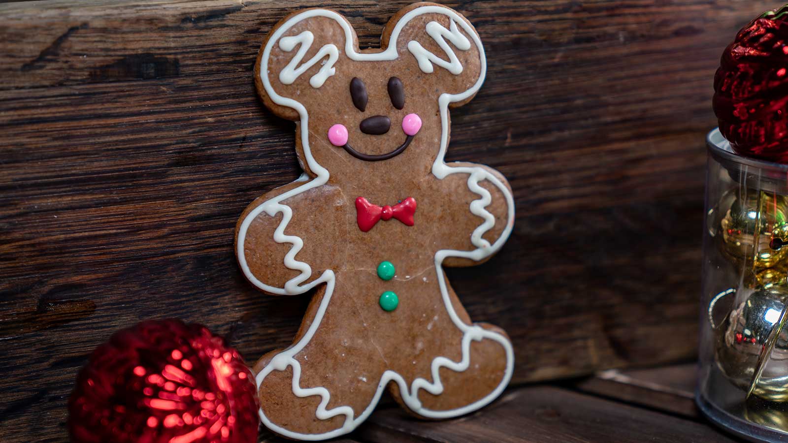 Mickey-shaped Gingerbread Cookie 