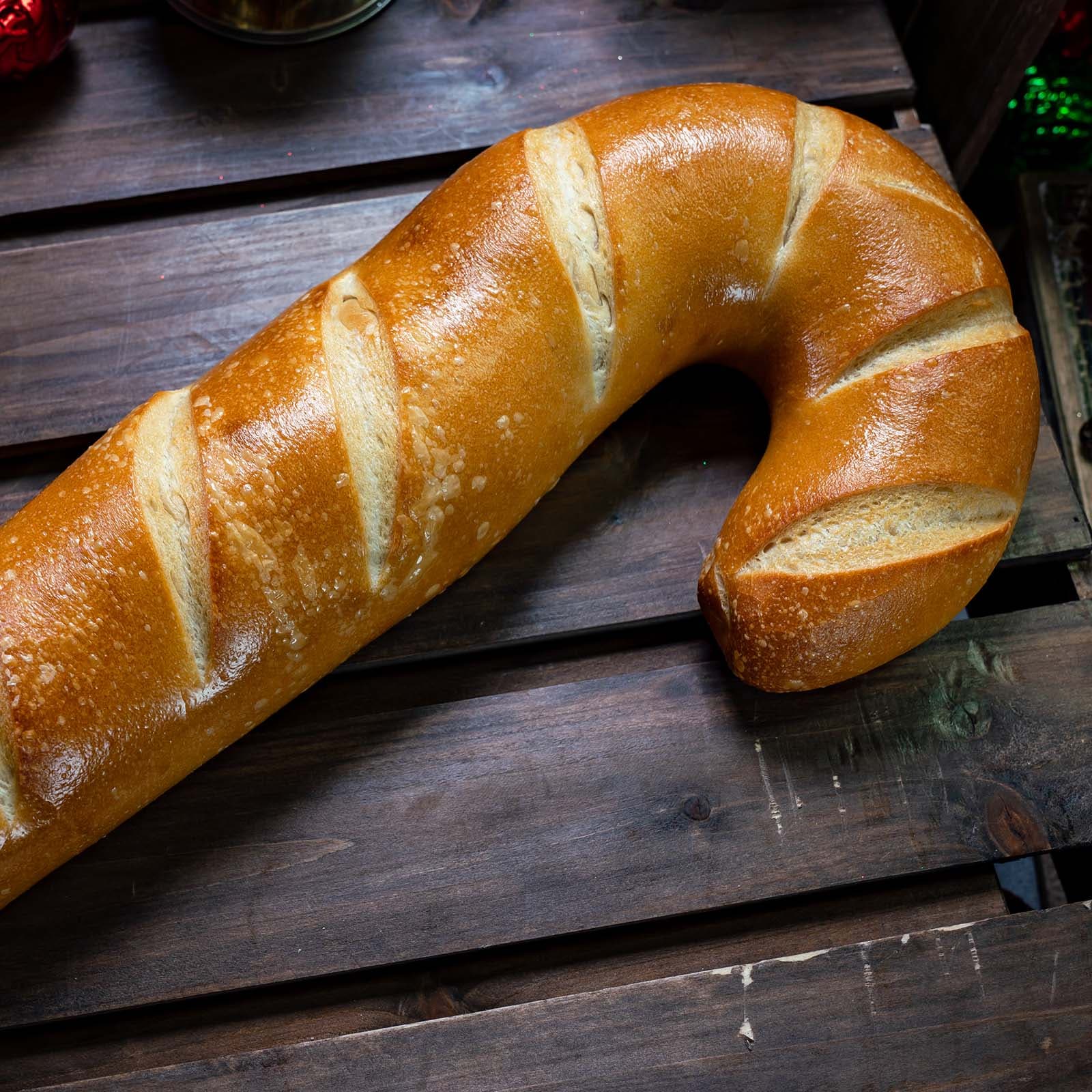 Candy Cane Sourdough Bread