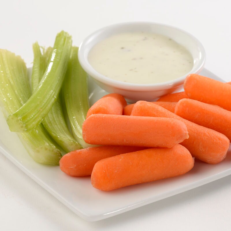 Carrots and Celery with Ranch