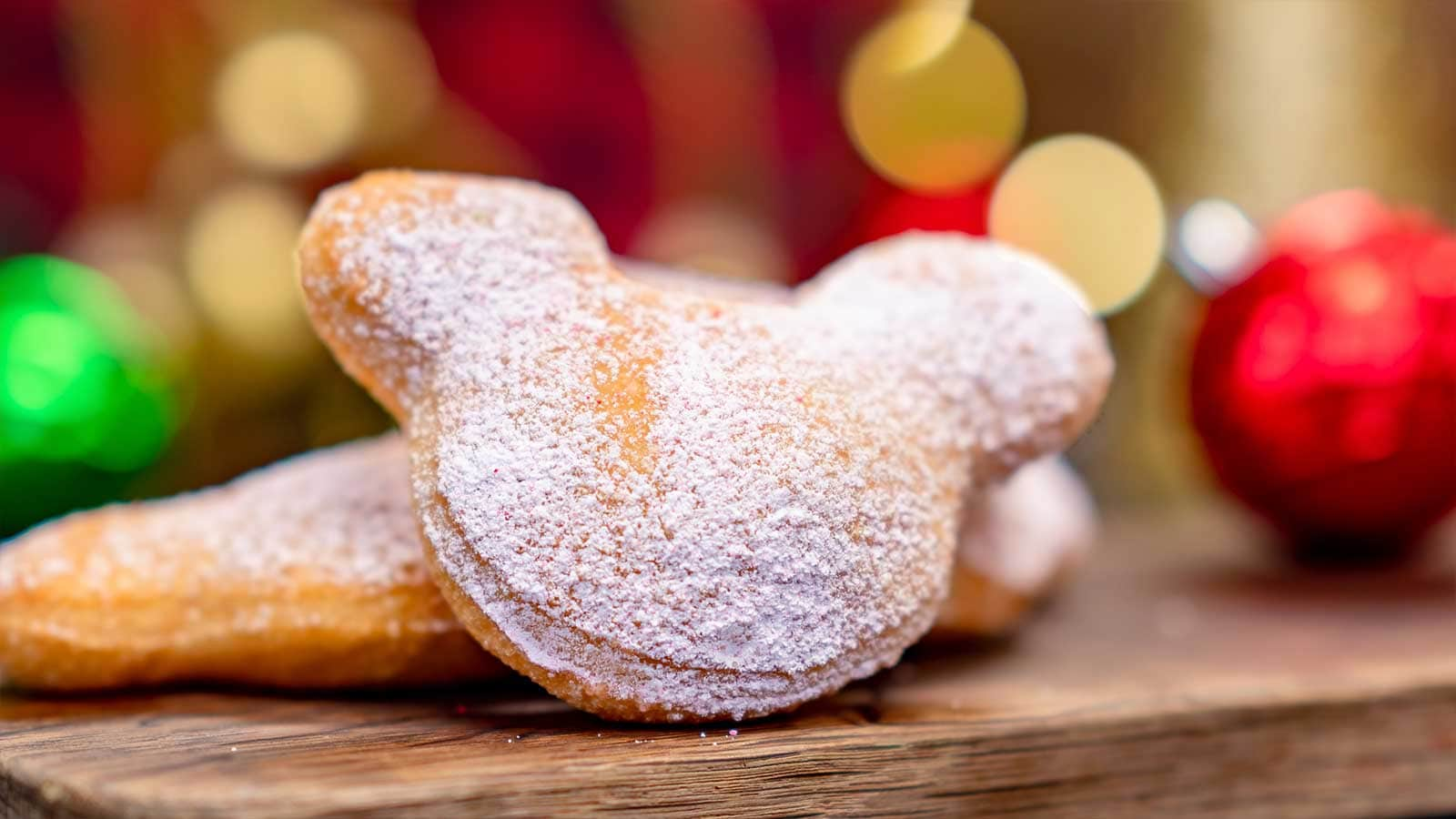 Peppermint Mickey-shaped Beignets 3-pack