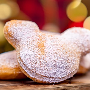 Peppermint Mickey-shaped Beignets 3-pack