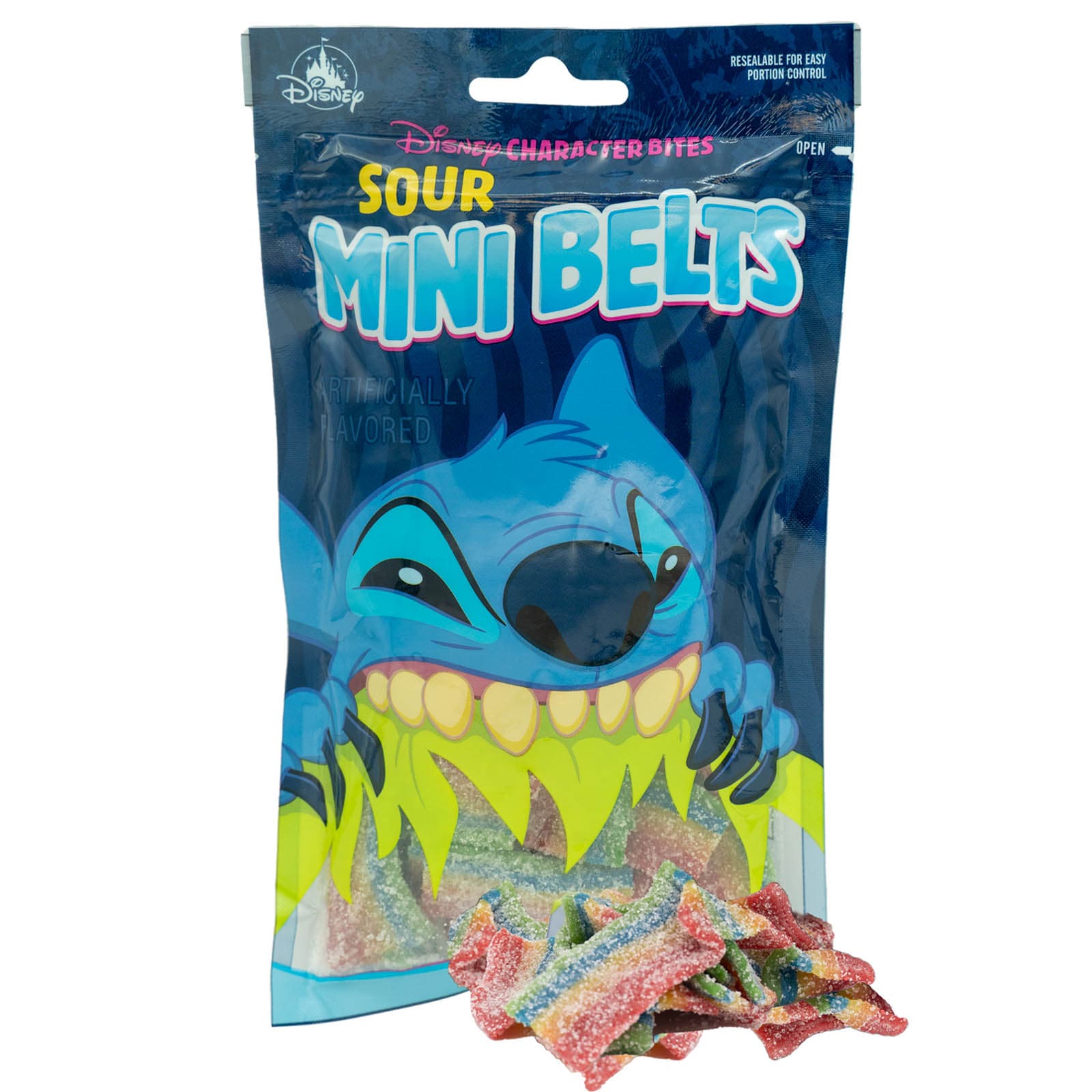 Disney Character Bites Sour Mini Belts, Net Wt. 6.0 OZ (170g)