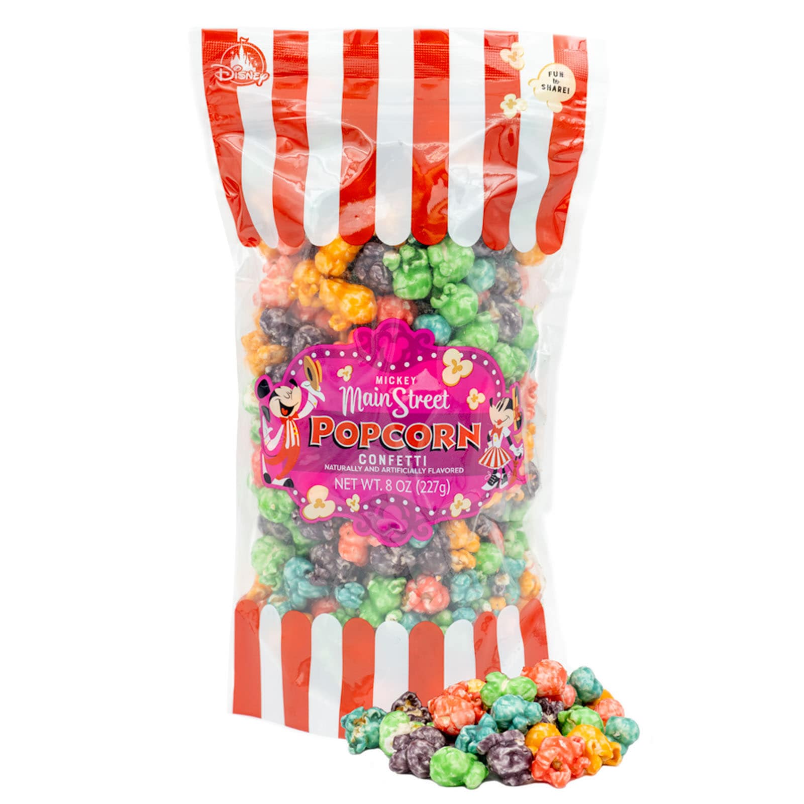 Mickey Main Street Popcorn Confetti, Net Wt. 8.0 OZ (227g)