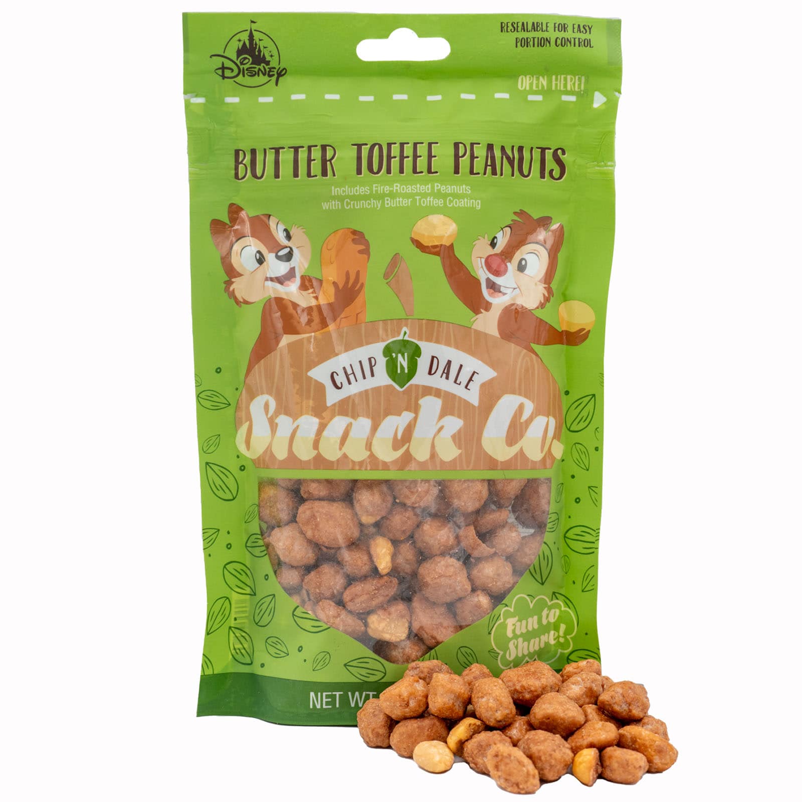 Chip 'N Dale Snack Co. Butter Toffee Peanuts, Net Wt. 6.0 OZ (170g)