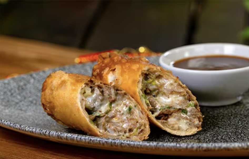 Quesabirria Egg Roll