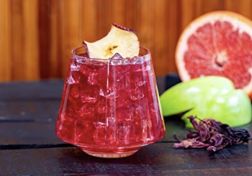 Hibiscus Apple Soju-rita