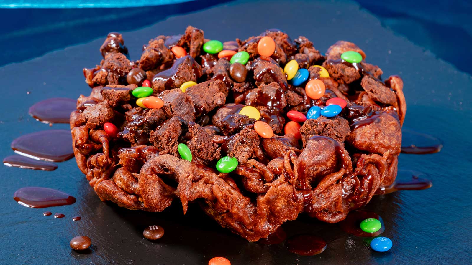 Chocolate Brownie Funnel Cake