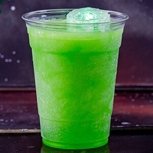 Granny Smith Apple Slush with Millennium Falcon Glow Cube 
