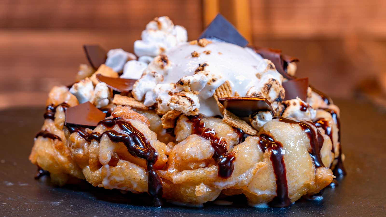 S'mores Funnel Cake 