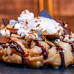 S'mores Funnel Cake 