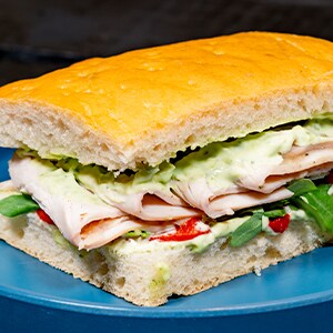 Turkey Focaccia Sandwich