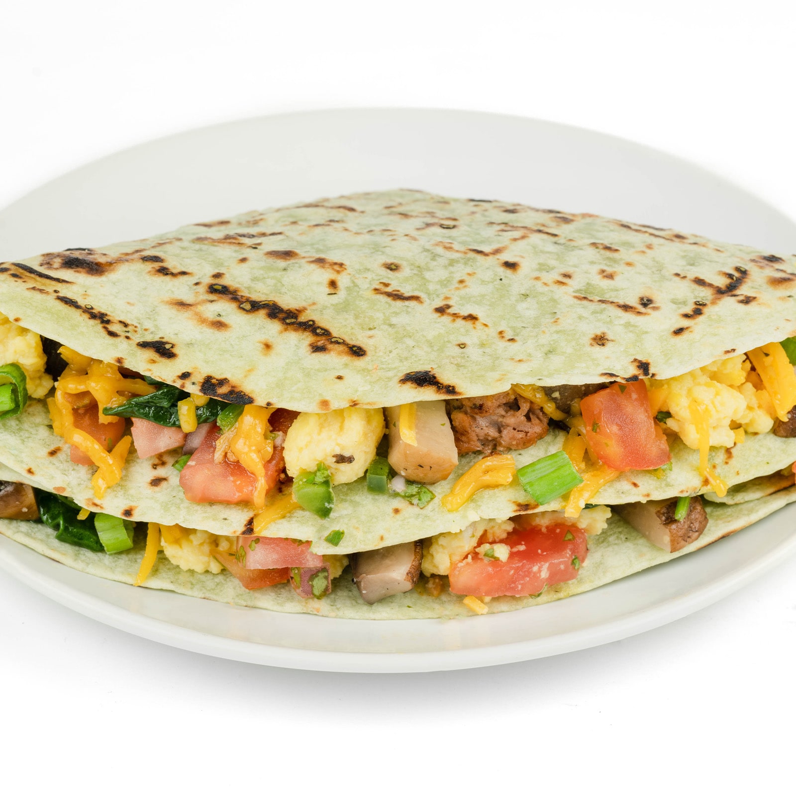 Vegetable Breakfast Quesadilla