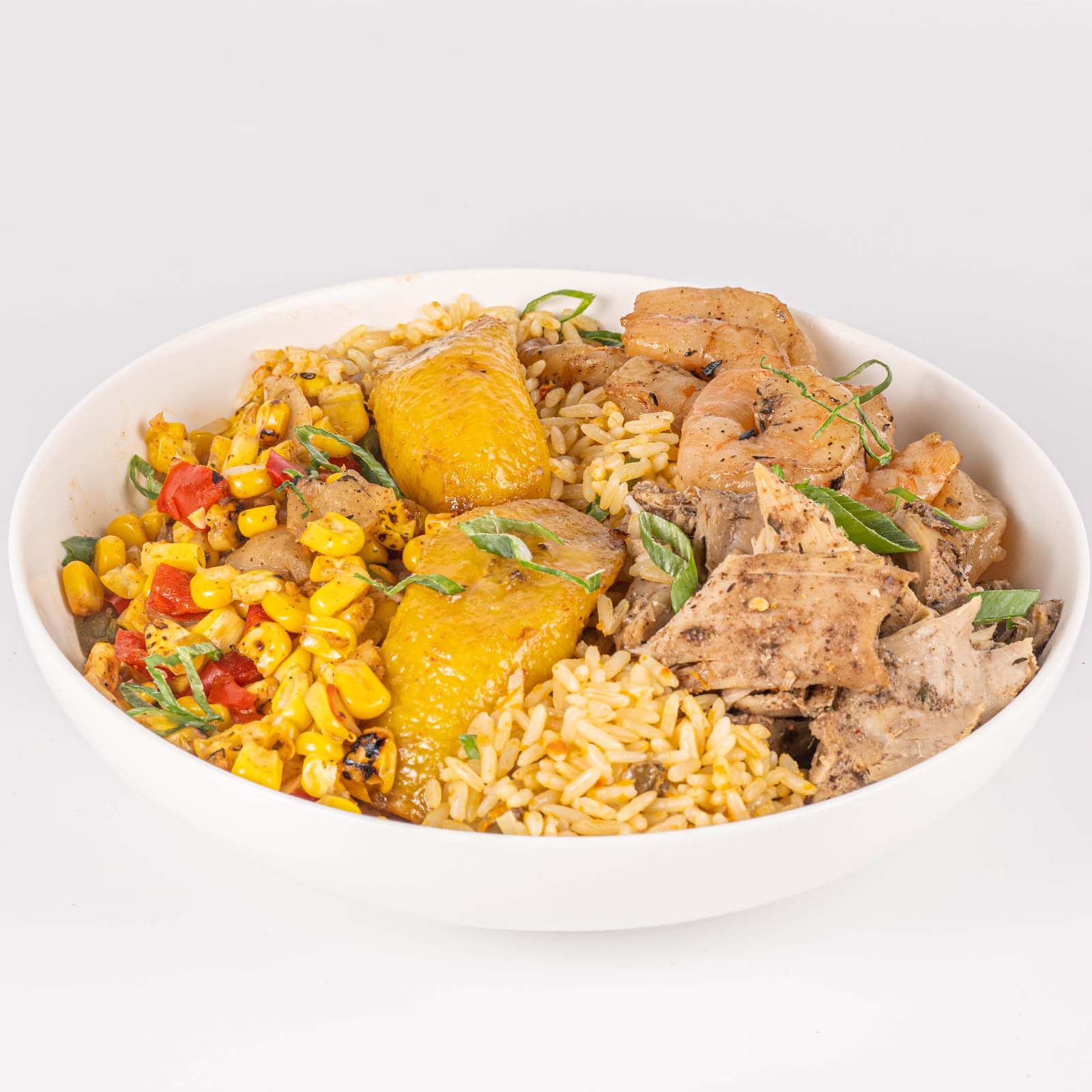 Chicken and Shrimp Rice Bowl