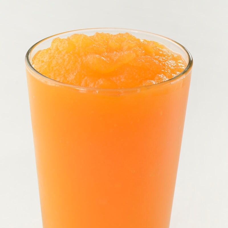 Passion Fruit, Orange, and Guava Frozen Slush with Rum