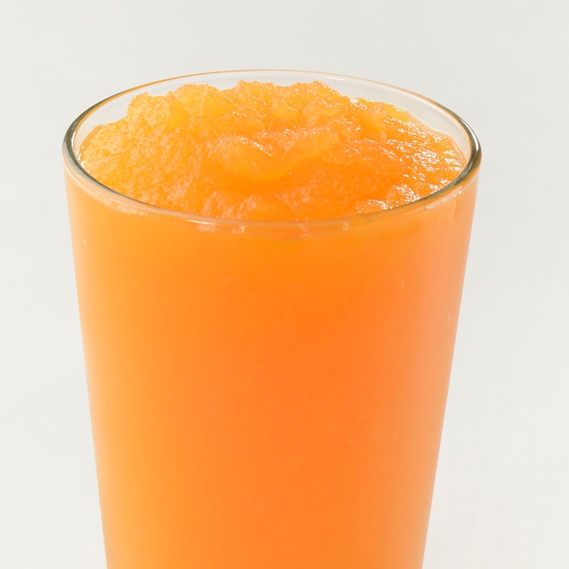 Passion Fruit, Orange, and Guava Frozen Slushy with Vodka