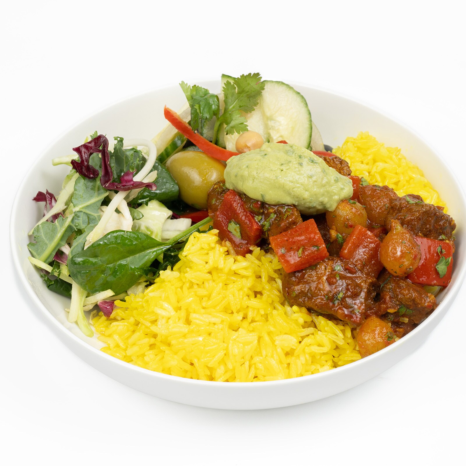 Harissa-spiced Beef Bowl