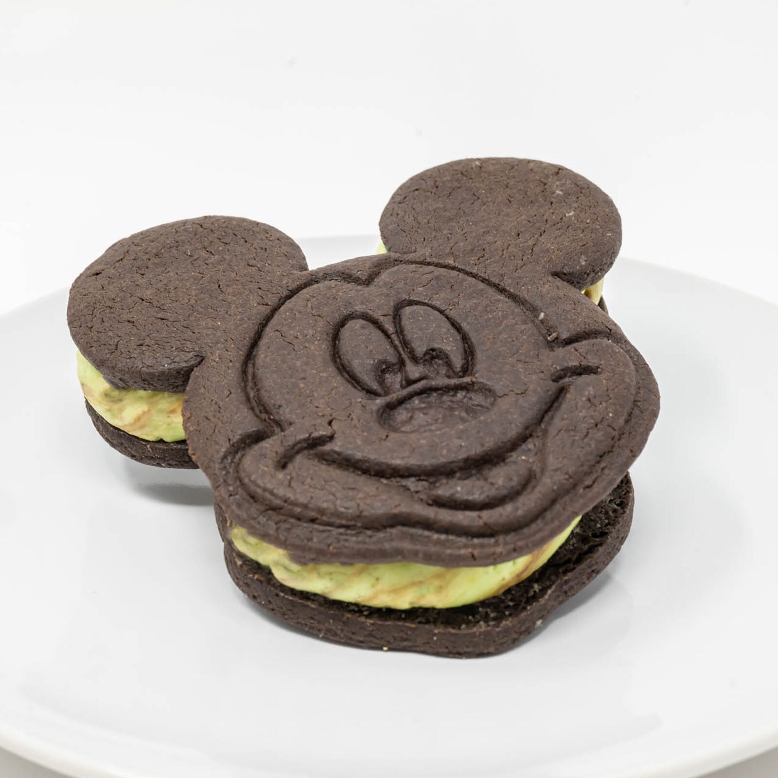 Mickey Mint Chocolate Chip Cookie Sandwich