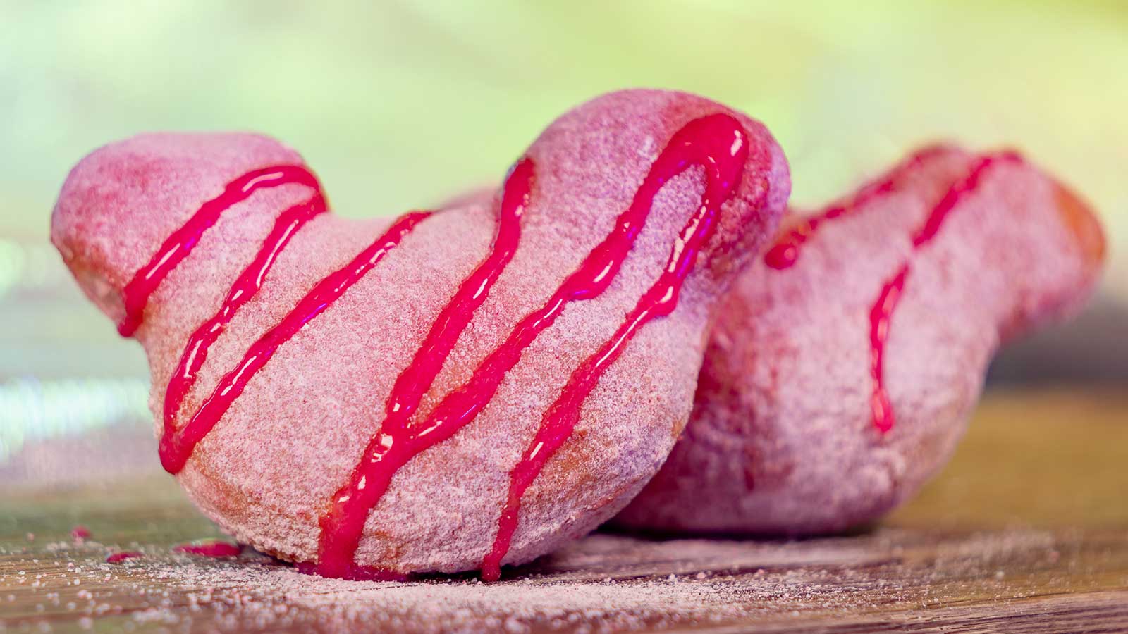 Watermelon Mickey-shaped Beignets