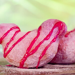 Watermelon Mickey-shaped Beignets