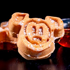 Mickey-shaped Waffles 