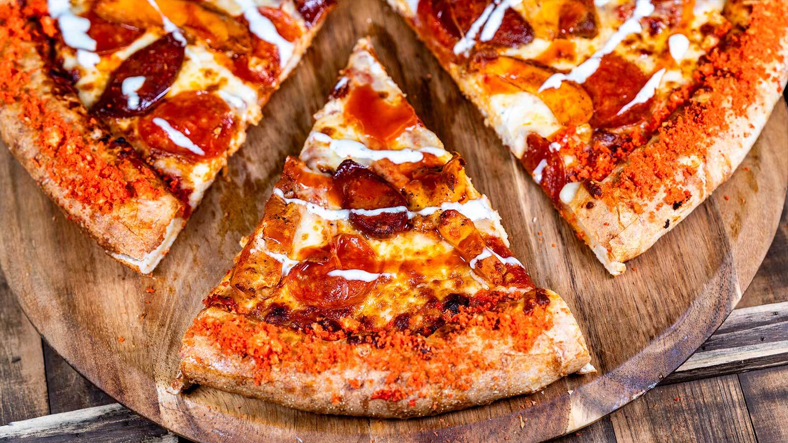 Spicy Meats Pizza- Slice 