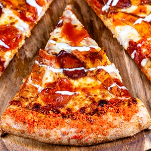 Spicy Meats Pizza- Slice 