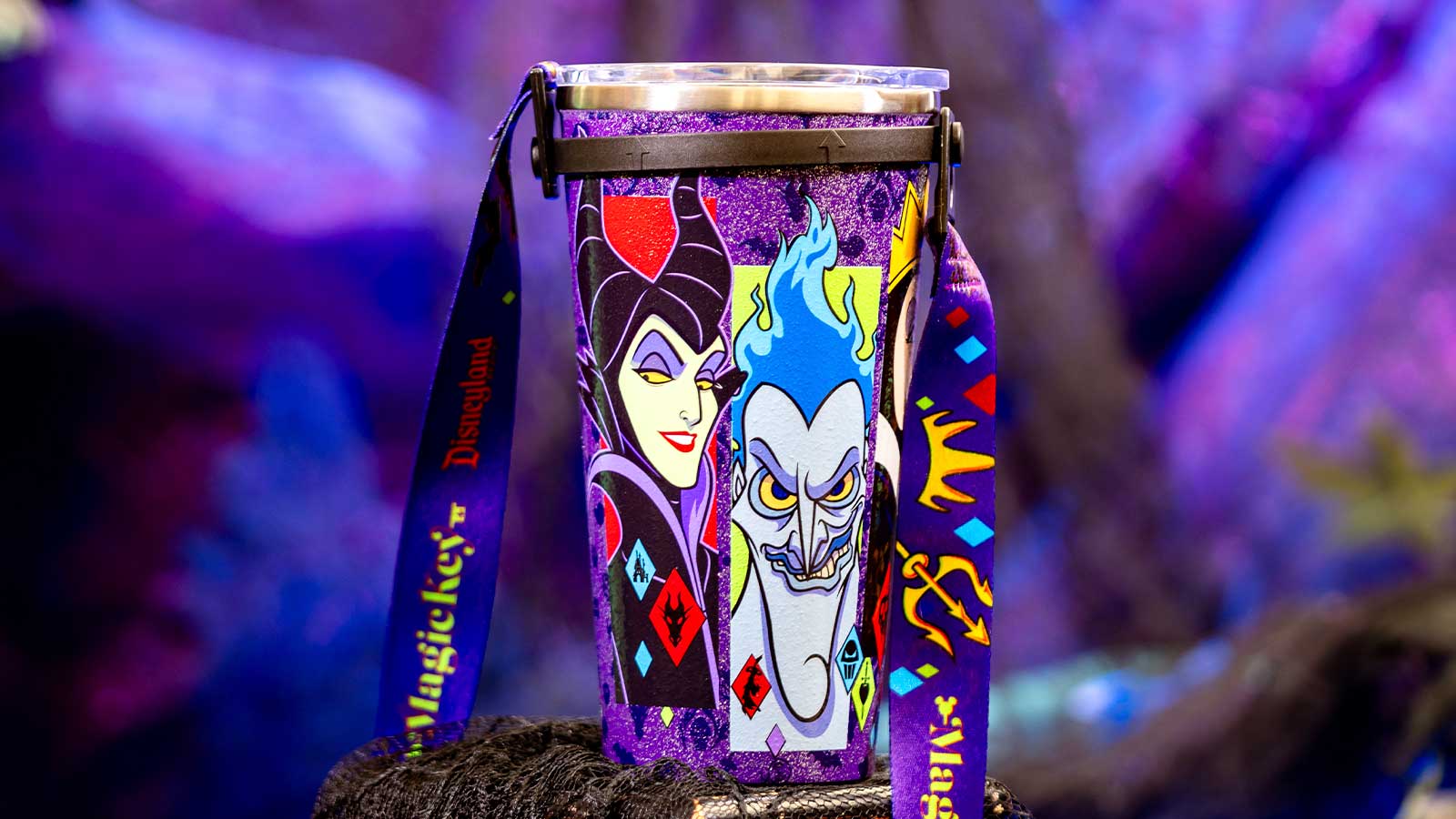 Magic Key Villain's Stainless Steel Tumbler with Three Ice Cream Floats Sampler 