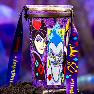 Magic Key Villain's Stainless Steel Tumbler with Three Ice Cream Floats Sampler 