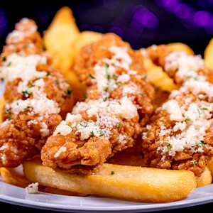 Garlic-Parmesan Chicken Strips