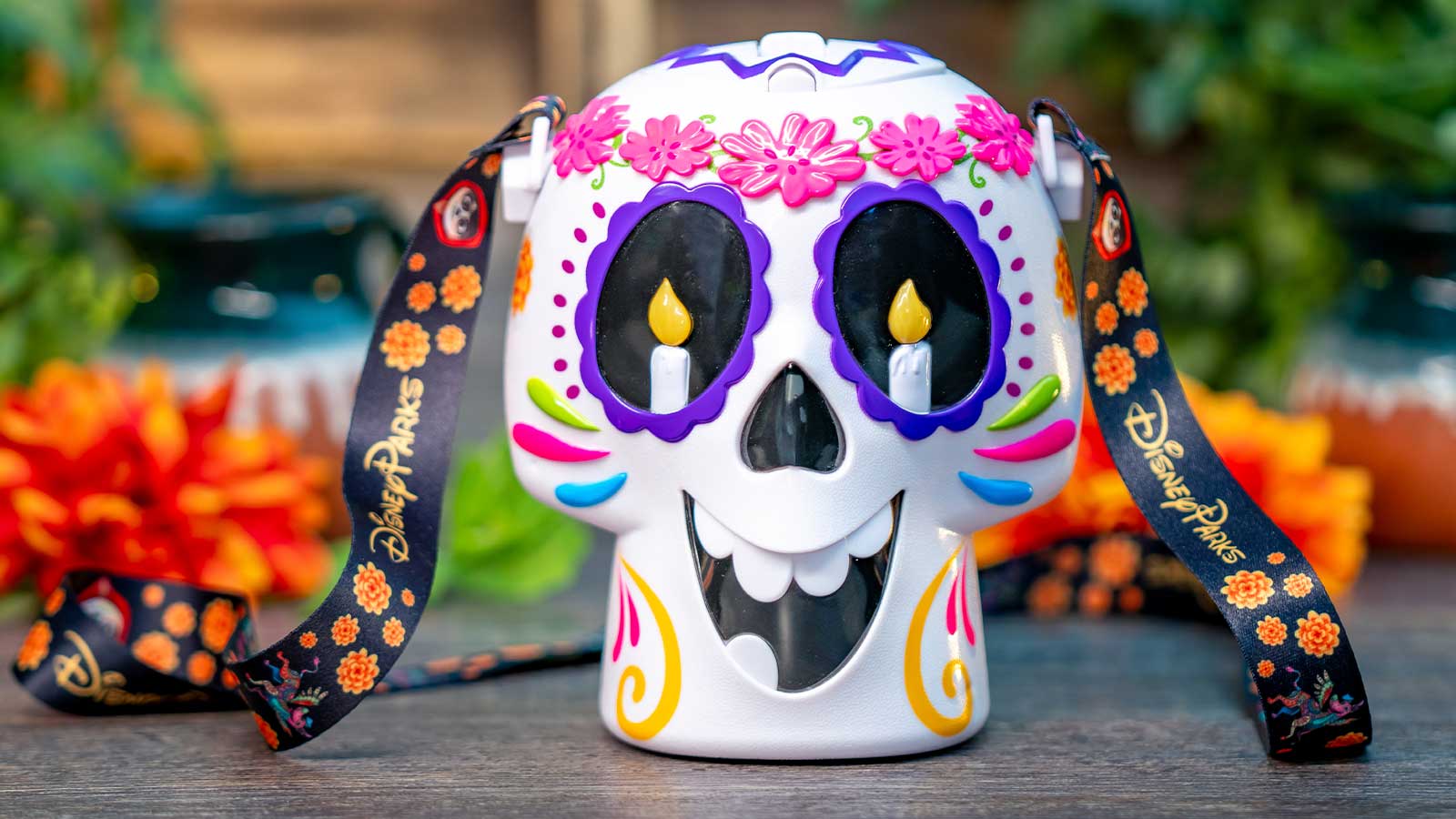 Coco Floral Skull Sipper