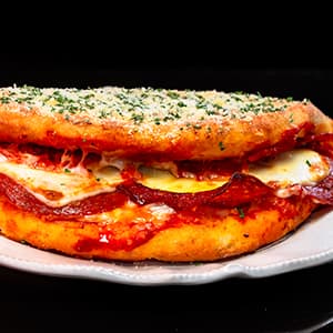 Gluten/Wheat Allergy-Friendly Pepperoni Pizza Flop-Over
