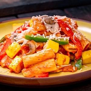 Egg Allergy-Friendly Plant-based Creamy Marinara Primavera