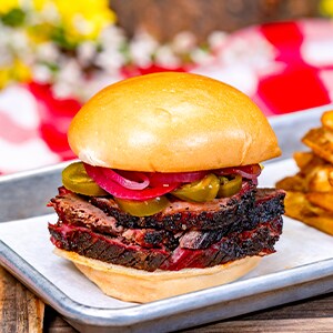 Smoked Beef Brisket Sandwich