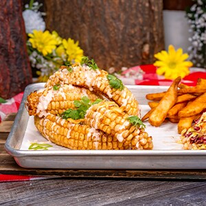 Peanut/Tree Nut Allergy-Friendly Plant-based Corn Ribs Plate