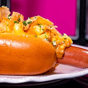 Sesame Allergy-Friendly  Daisy's Dressed-up Dog & Chips