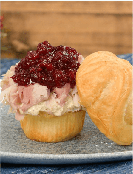 Turkey Galantine Croissant Muffin Slider