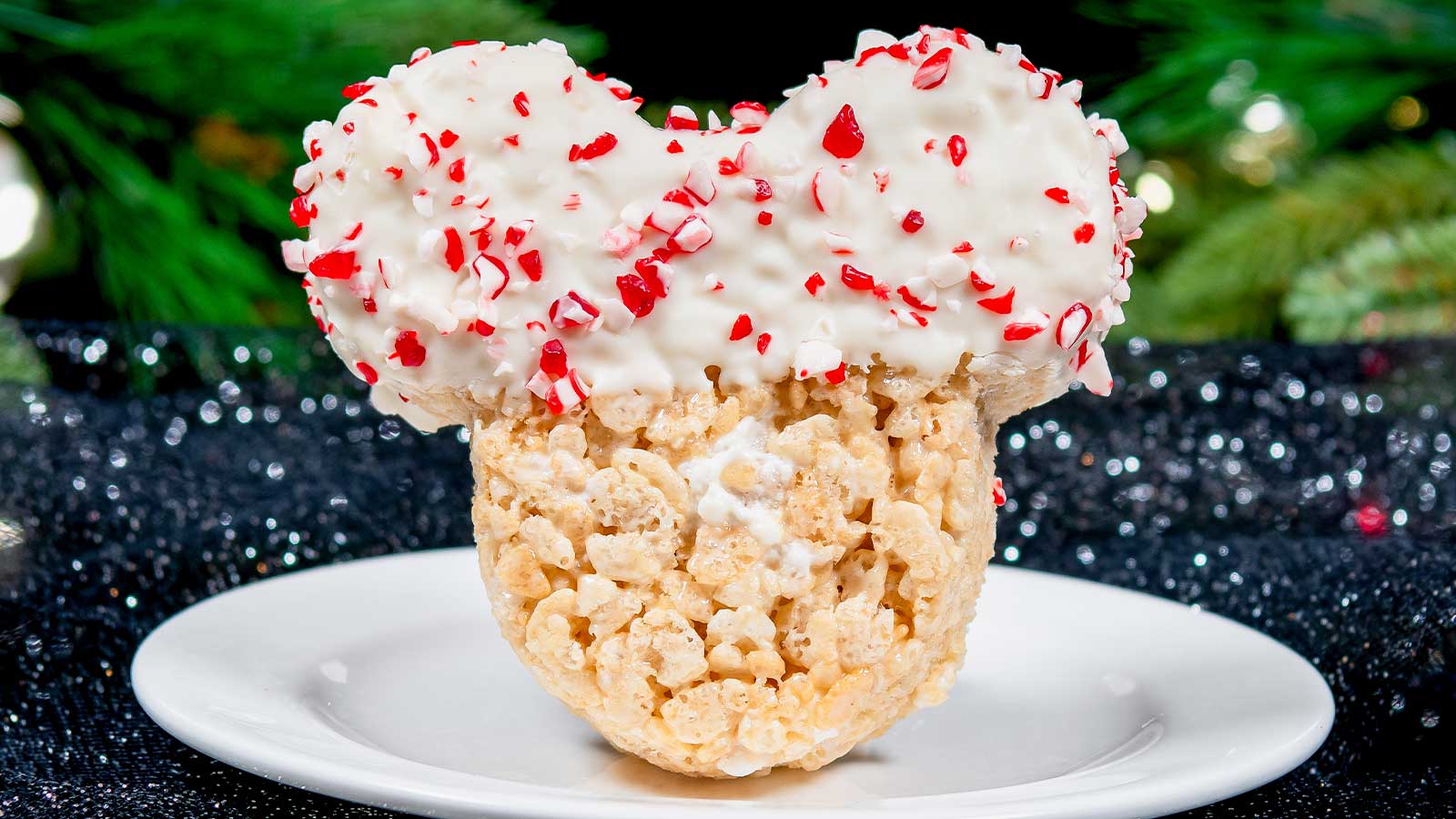 Peppermint Crisped Rice Treat