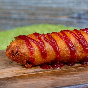 Holiday Stuffing Corn Dog 