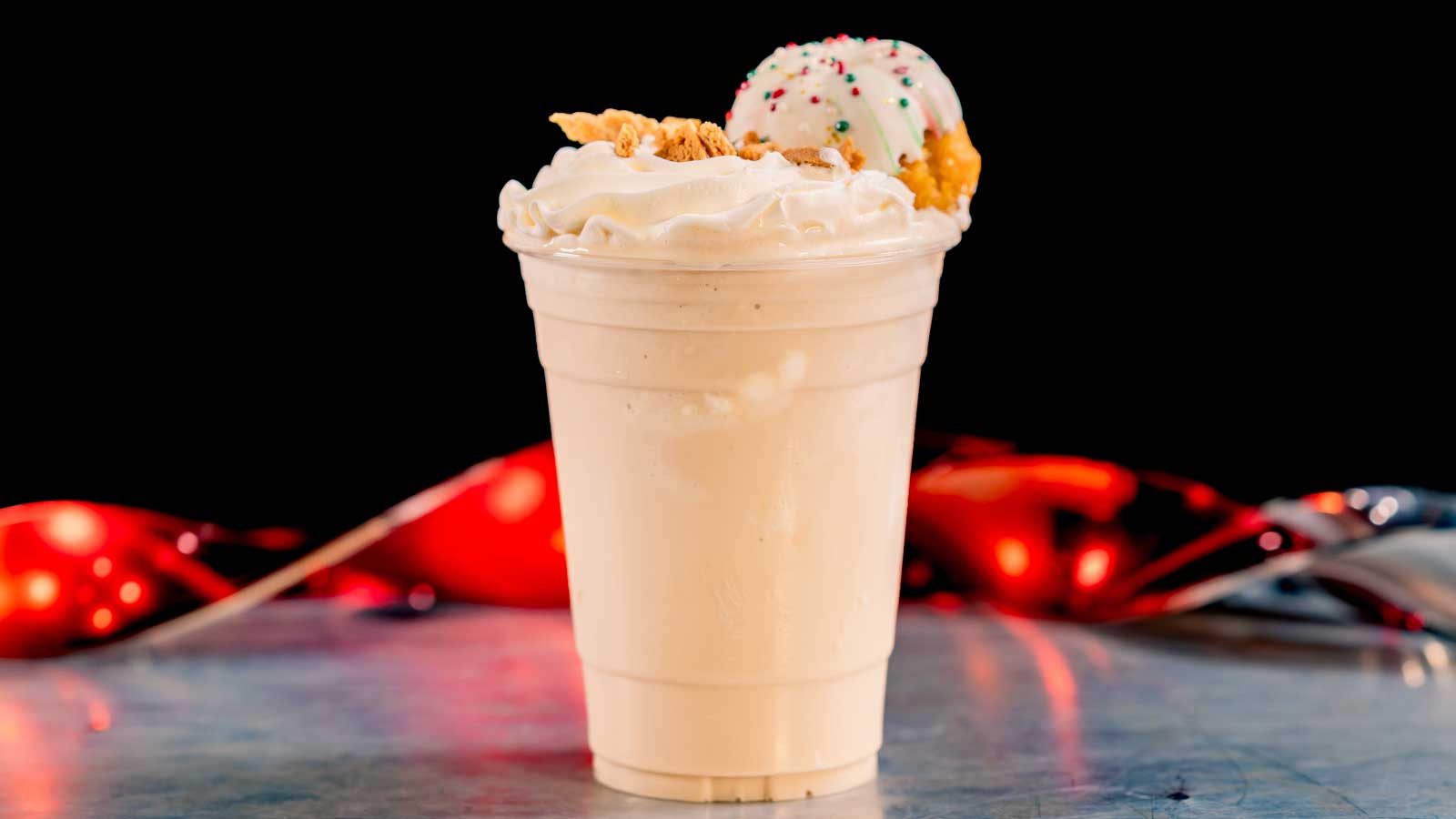 Gingerbread Shake in a Souvenir Glass